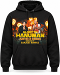 Glory to Hanuman Graphic Hoodie – Black