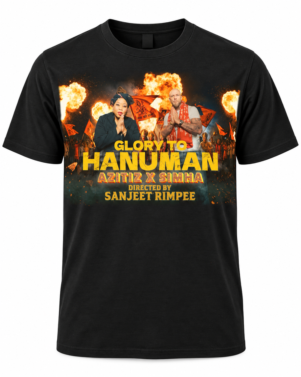 Glory to Hanuman T-Shirt – Black